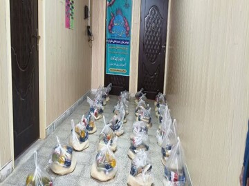 توزیع ۴۰ بسته معیشتی میان نیازمندان دهگلان در دهه کرامت