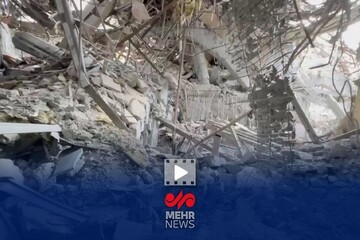 زخم جنگ؛ روایت خبرنگار مهر از خسارت دشمن به ورزشگاه آزادی