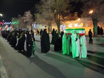 رزمایش  اقتدار دختران در فریدن