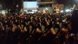 تجمع «دختران جان فدای ایران» در شیروان