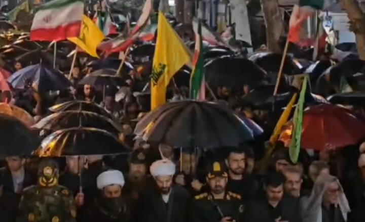 تجمع مردم خوی در موج پنجاه و نهم شب‌های اقتدار ملی