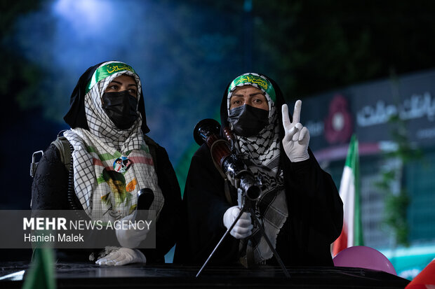 رزمایش دختران جان فدا در گرگان
