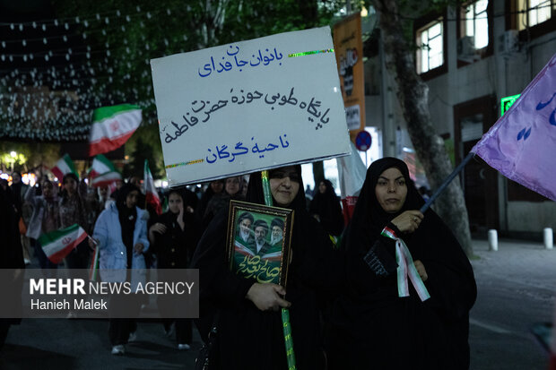 “Girls Devoted to Iran” Rally held in Gorgan
