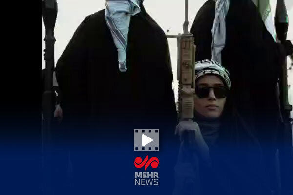 لحظاتی غرورآفرین از رزمایش دختران جانفدای ایران