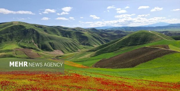 تصاویری زیبا از طبیعت روستایی در خراسان شمالی