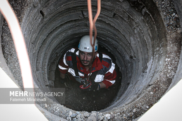 رزمایش امدادگران هلال احمر