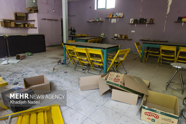 خسارات جنگ رمضان به مرکز تخصصی امداد و نجات نجف‌آباد