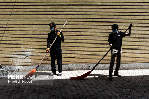 آثار تجاوز آمریکایی-صهیونیستی در مدرسه بهشت آئین اصفهان