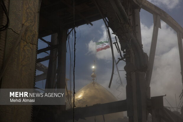 پایان یک گنجینه؛ کتابخانه سیدالشهدا در زیر آتش و آوار