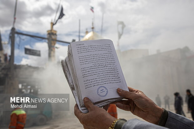 پایان یک گنجینه؛ کتابخانه سیدالشهدا در زیر آتش و آوار