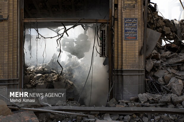 پایان یک گنجینه؛ کتابخانه سیدالشهدا در زیر آتش و آوار