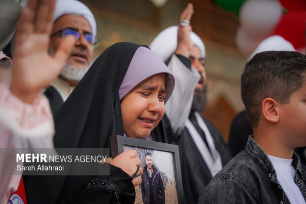 اجتماع  بانوان و دختران در حرم شاهچراغ ع