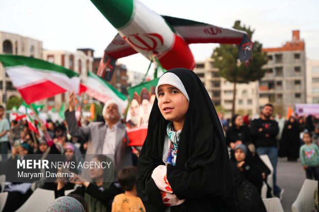 اجتماع بزرگ دختران ایران در بجنورد