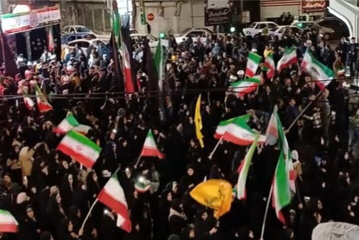 مردم ولایت مدار بناب همچنان استوار در پنجاهمین شب حماسه حضور