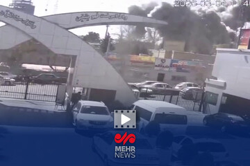 تصاویر دیده نشده از آسیب به بیمارستان خاتم الانبیا در حمله دشمن