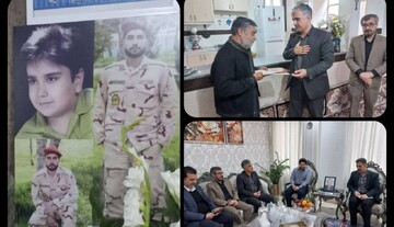 فرماندار سنندج با خانواده شهدای «جنگ رمضان» دیدار کرد