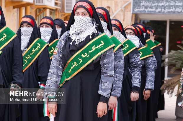 رژه خودرویی بانوان جان فدا بوشهر