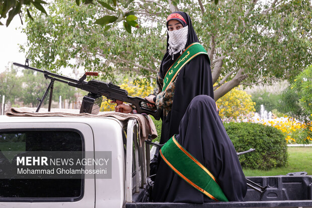 رژه خودرویی بانوان جان فدا بوشهر