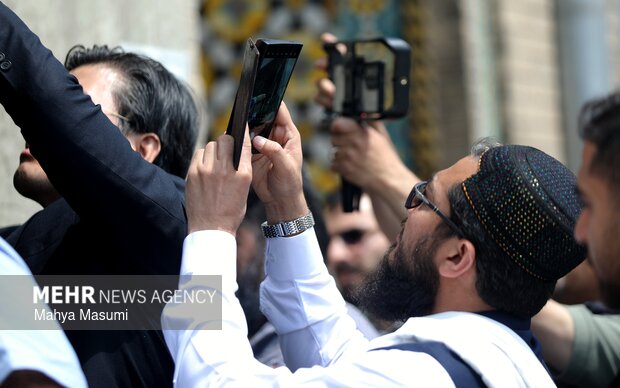 بازدید سفرای کشورهای خارجی از جنایات آمریکایی - صهیونیستی در تهران