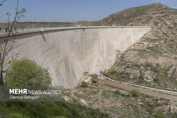 آخرین وضعیت آبی سد طرق مشهد