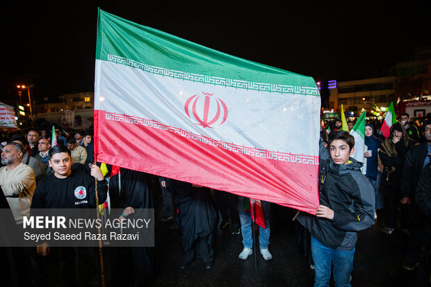 People in Tehran condemns US-Israeli aggression, back Leader
