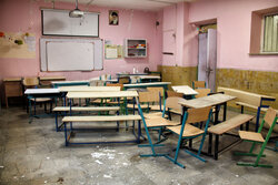 آثار تجاوزات آمریکایی-صهیونیستی در دبستان سمیه کرمانشاه