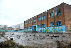 گزارش خبرنگار مهر از خسارات دبستان دخترانه سمیه روانسر در جنگ رمضان