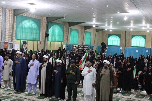 حضور دختران دلگانی در جشن کریمه اهل بیت (س) و پویش «جانفدا»