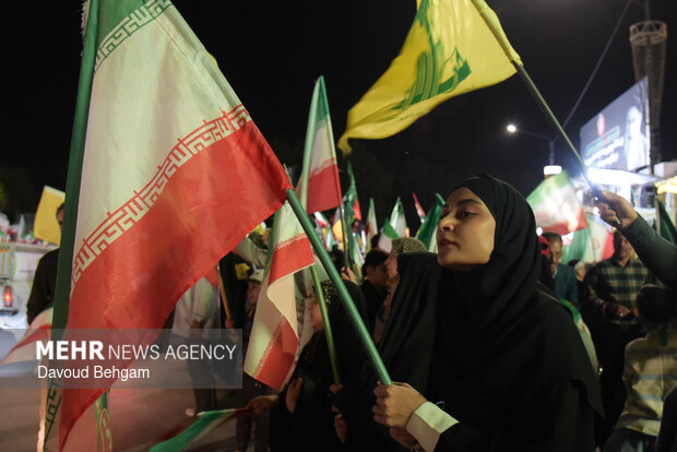 People in Mashhad denounce US-Israel attack, back Lebanon
