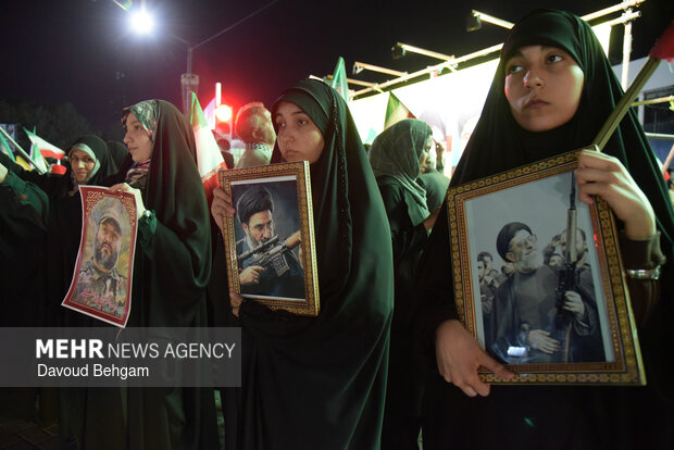 People in Mashhad denounce US-Israel attack, back Lebanon
