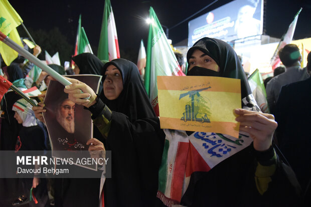 People in Mashhad denounce US-Israel attack, back Lebanon
