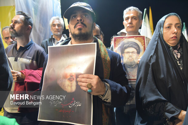 People in Mashhad denounce US-Israel attack, back Lebanon
