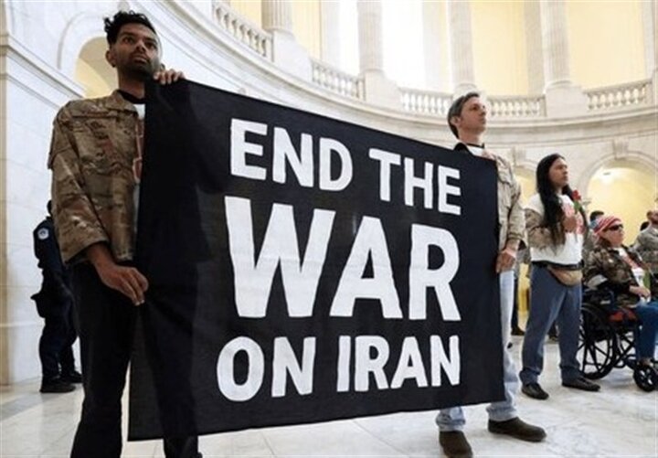 Dozens nabbed at Capitol during protest against Iran war