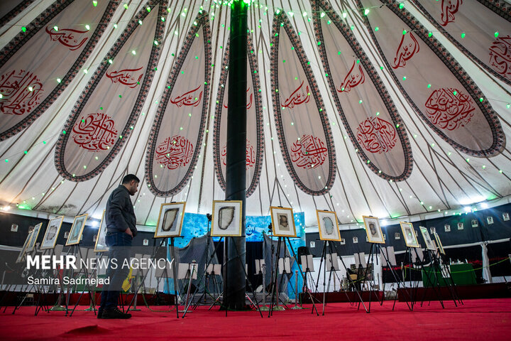 خیمه هنر در میدان شهدای هفتم تیر 