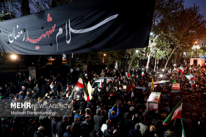 مراسم تشییع پیکر سردار شهید علیرضا تنگسیری