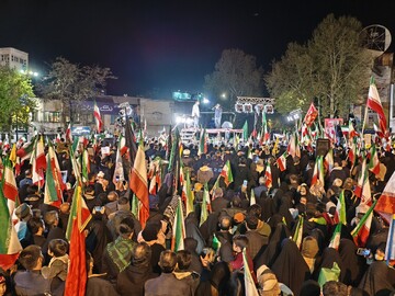 اجتماع مردم «ایرانشهر» در پنجاه و دومین شب از شهادت قائد امت