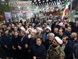 اجتماع باشکوه مردم بیله سوار در شب پنجاه و دوم