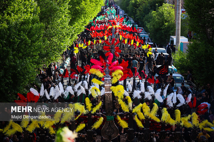 دسته عزای امام صادق(ع) در یزد