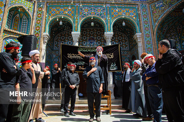 عزاداری شهادت امام جعفر صادق(ع) در قم