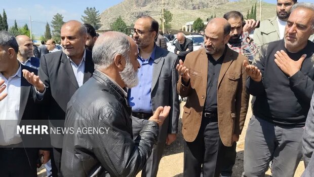 تشییع پیکر مطهر شهید استوار یکم «میلاد مرادی‌تبار» در گلزار شهدای خرم‌آباد