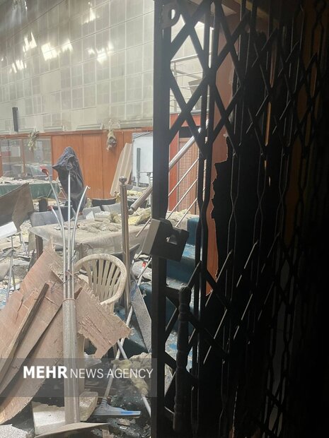 آسیب شدید به آکادمی ملی بیلیارد و اسنوکر در حملات صهیونی + عکس