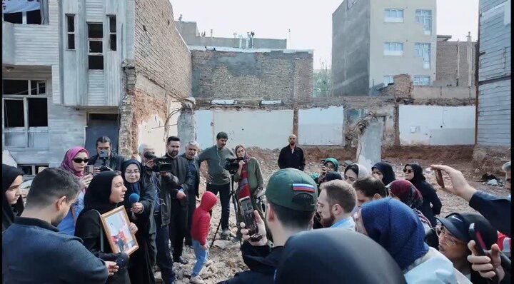 بازدید خبرنگاران خارجی از محله قره‌باغی تبریز