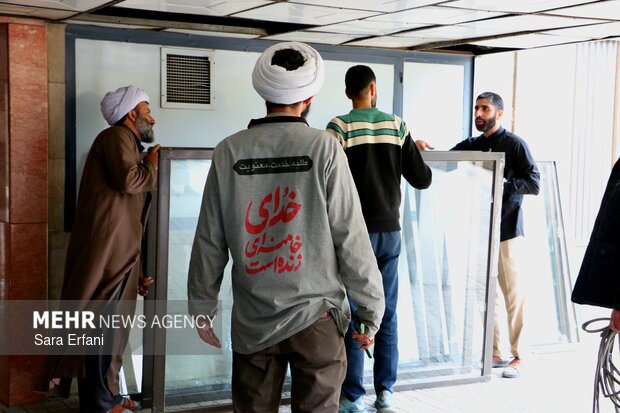 گروه‌های جهادی، پای کار بازسازی مناطق آسیب دیده در جنگ