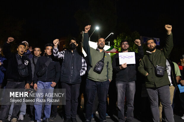 تجمع مردمی در محکومیت جنایات رژیم آمریکایی - صهیونی