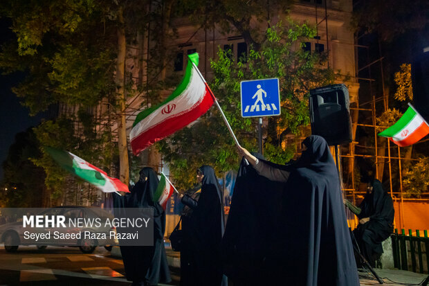 تجمع مردمی در محکومیت جنایات رژیم آمریکایی - صهیونی