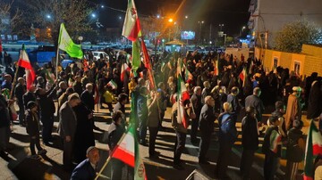 شکوه قرار شب پنجاه‌و سوم مردم فراهان در بیعت با رهبر انقلاب