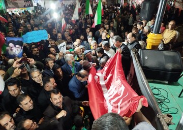 اقتدار و ایستادگی مردم بردسکن در شب پنجاه و سوم