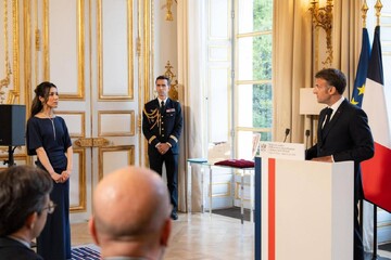 نادیە موراد؛ یەکەم ژنی کورد کە میدالیای لۆژیۆن دۆنۆری وەرگرت