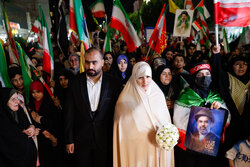 اجتماع شبانه مردم اهواز