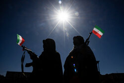 رژه جان‌فدا برای ایران در فومن